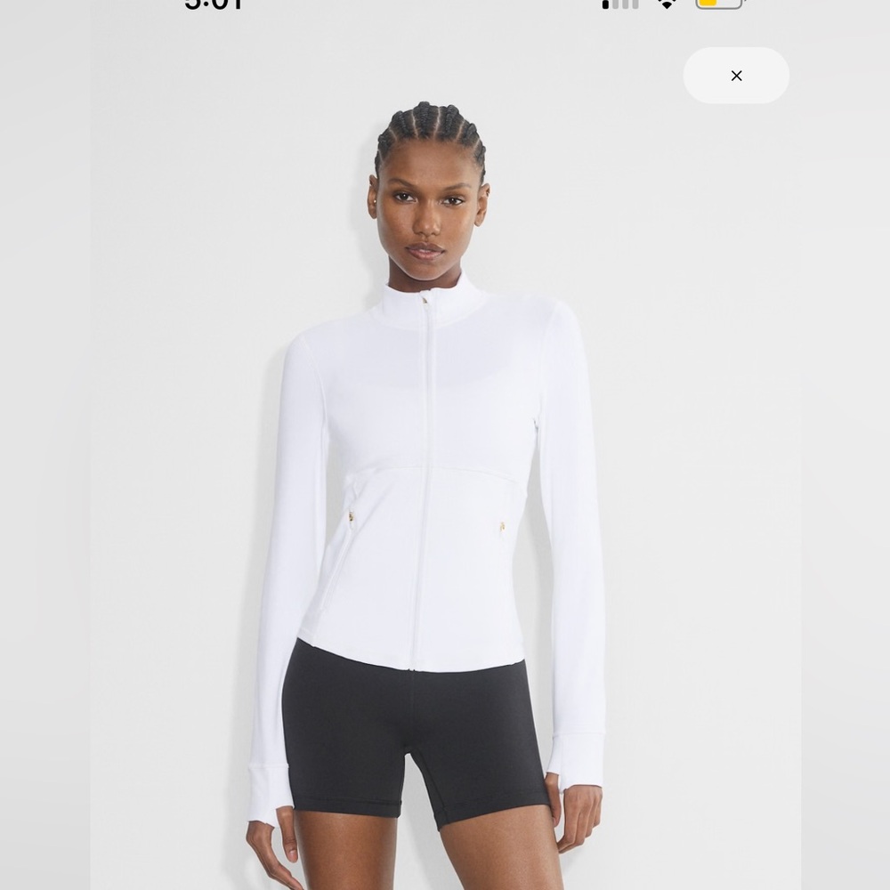 Aritzia Golden Life Relay Zip Up